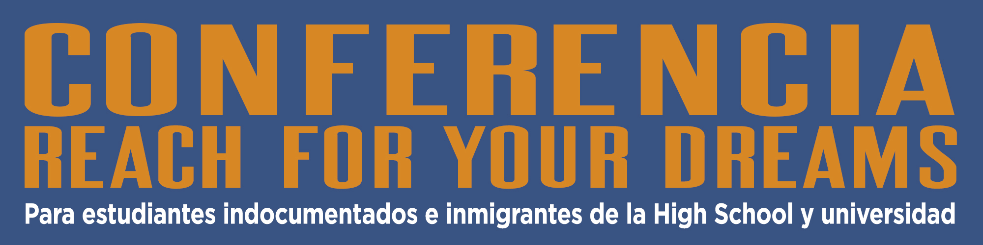 Reach for Your Dreams Fall 2025 banner - SPANISH